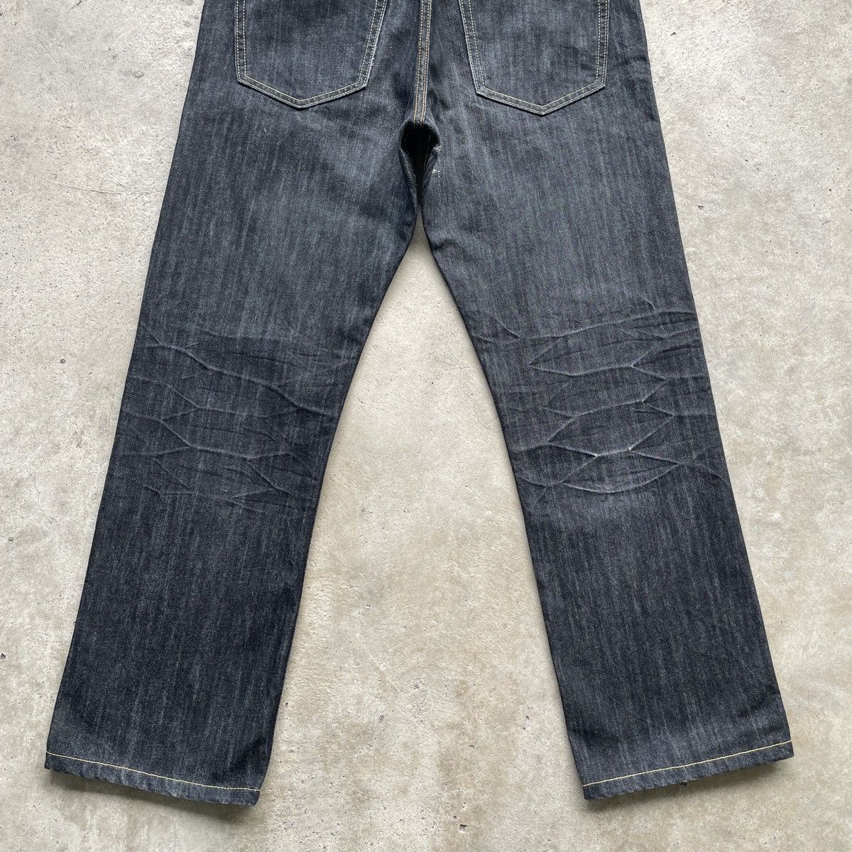 Japanese Brand W33x28.5💥 Vintage Japanese Brand Black Jeans Pants Denim Size US 33 - 13 Thumbnail