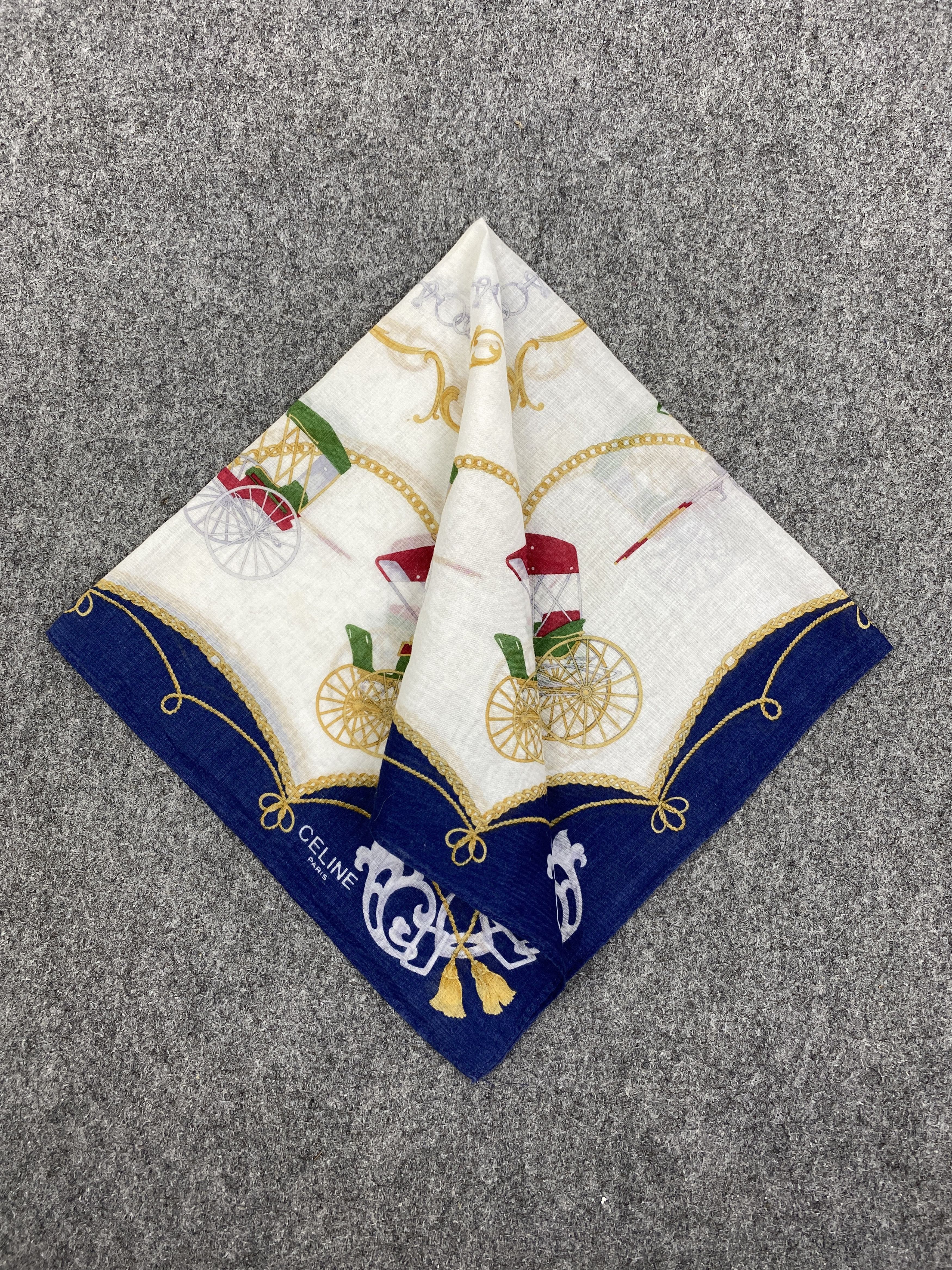 Celine Celine Paris Handkerchief / Neckerchief / Bandana HKC0612 Size ONE SIZE - 4 Thumbnail