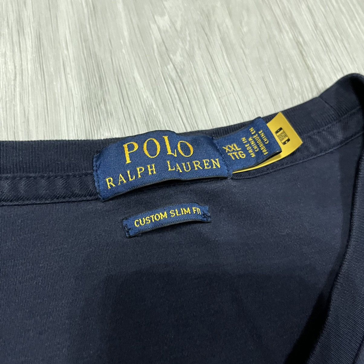 Polo Ralph Lauren Polo Ralph Lauren T Shirt Navy Size US XXL / EU 58 / 5 - 3 Thumbnail