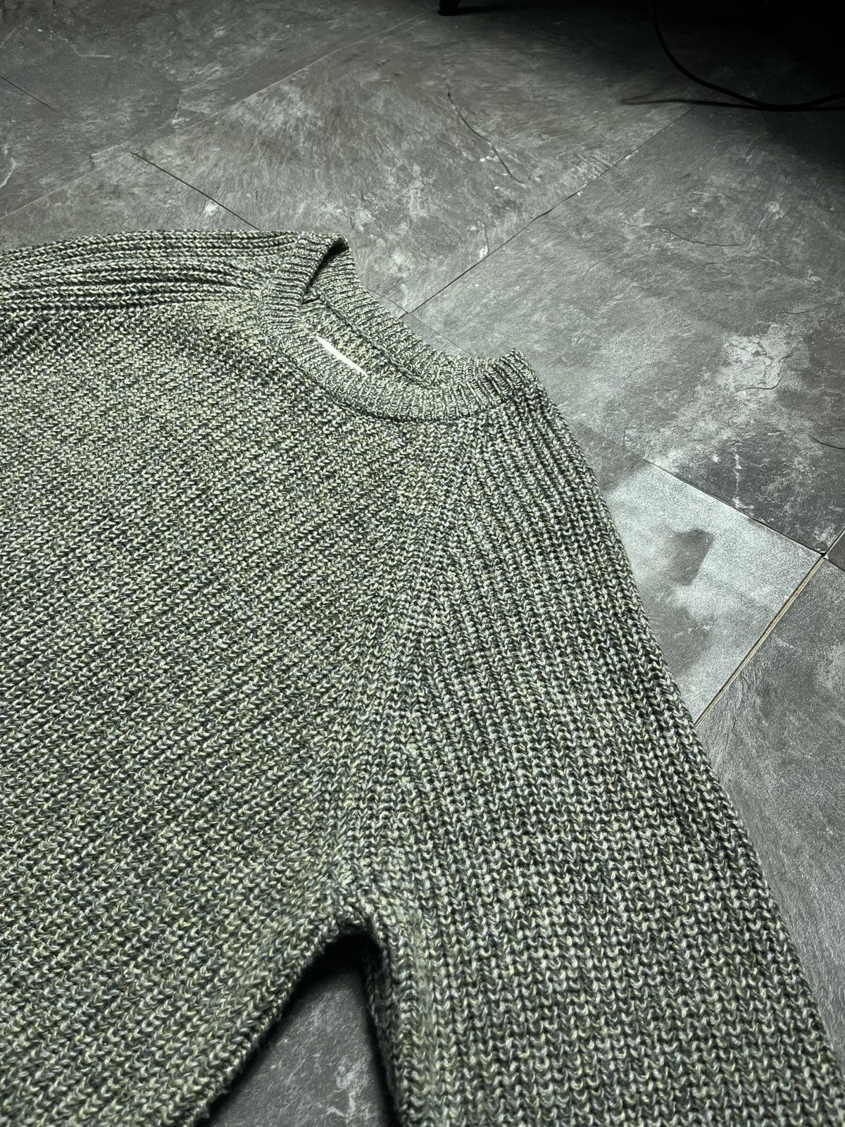 Folk Folk Heavy Knitted Wool Jumper Sweater in Mad Green Size 5 Size US L / EU 52-54 / 3 - 2 Thumbnail