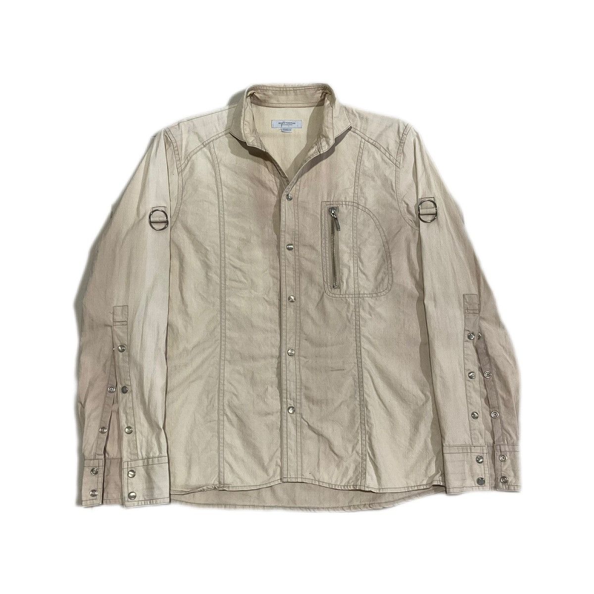Hysteric Glamour × If Six Was Nine × Japanese Brand 🔥Sick Y2K Men’s Tenoras Parachute Zipper Shirt Lgb Style Size US L / EU 52-54 / 3 - 2 Thumbnail