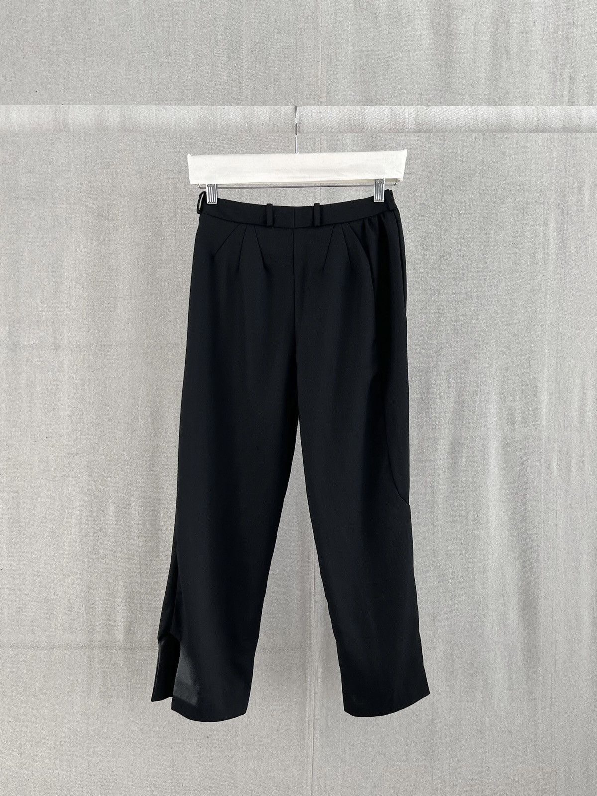 Other Vejas Asymmetric Cascading Wool Trousers Size 26" / US 2 / IT 38 - 3 Thumbnail