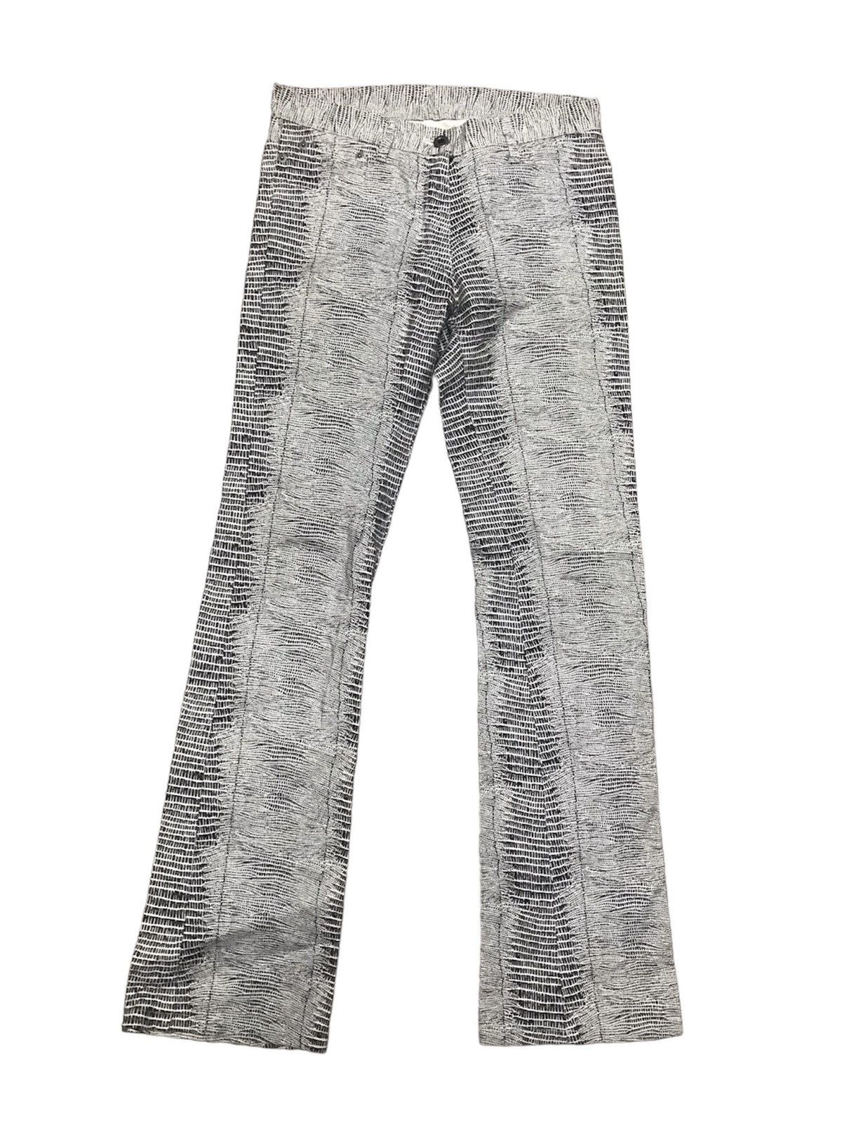 5351 POUR LES HOMMES 5351 Pour Les Homme Snake Printed Flare Jeans Size US 28 / EU 44 - 1 Thumbnail