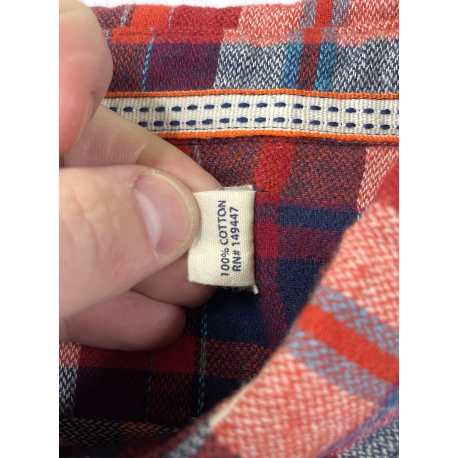 J Brand The Normal Brand Flannel Button-Up Shirt Size US XXL / EU 58 / 5 - 7 Thumbnail