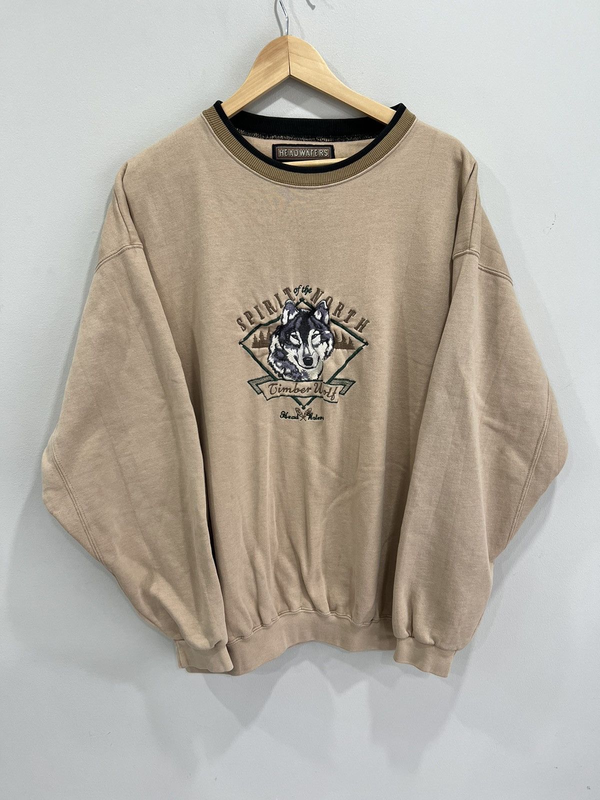 Vintage Vintahe Timber Wolf Animal sweater sweatshirt Size US XL / EU 56 / 4 - 1 Thumbnail