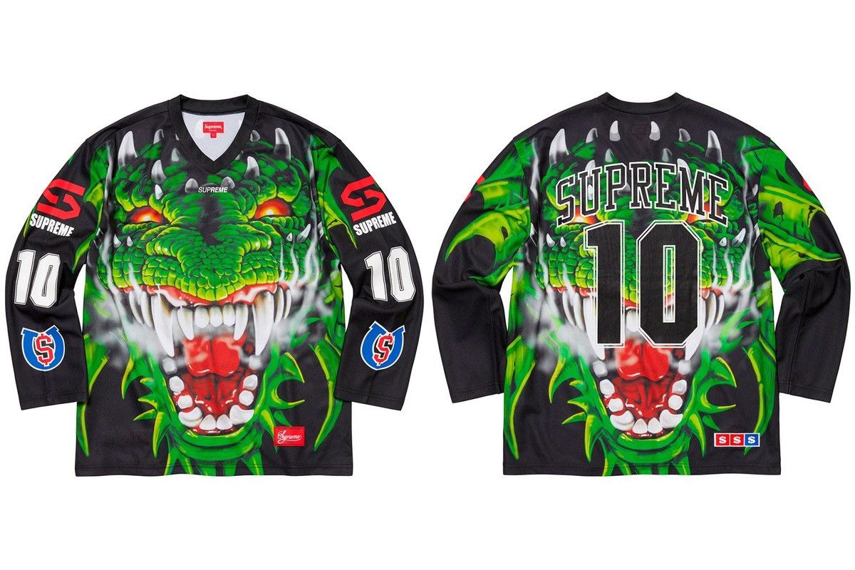 Supreme Supreme Dragon Hockey Jersey Size US M / EU 48-50 / 2 - 1 Thumbnail