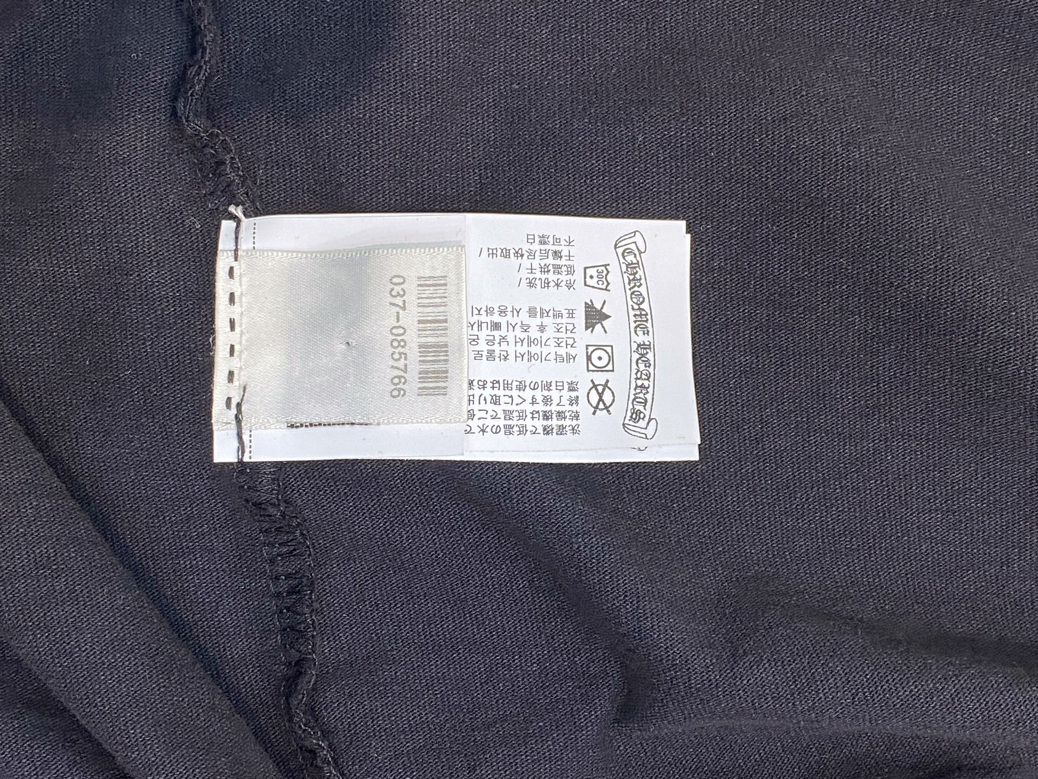 Chrome Hearts CHROME HEARTS Premium Embroidered Eyechart Long Sleeve BLACK Size US L / EU 52-54 / 3 - 8 Thumbnail