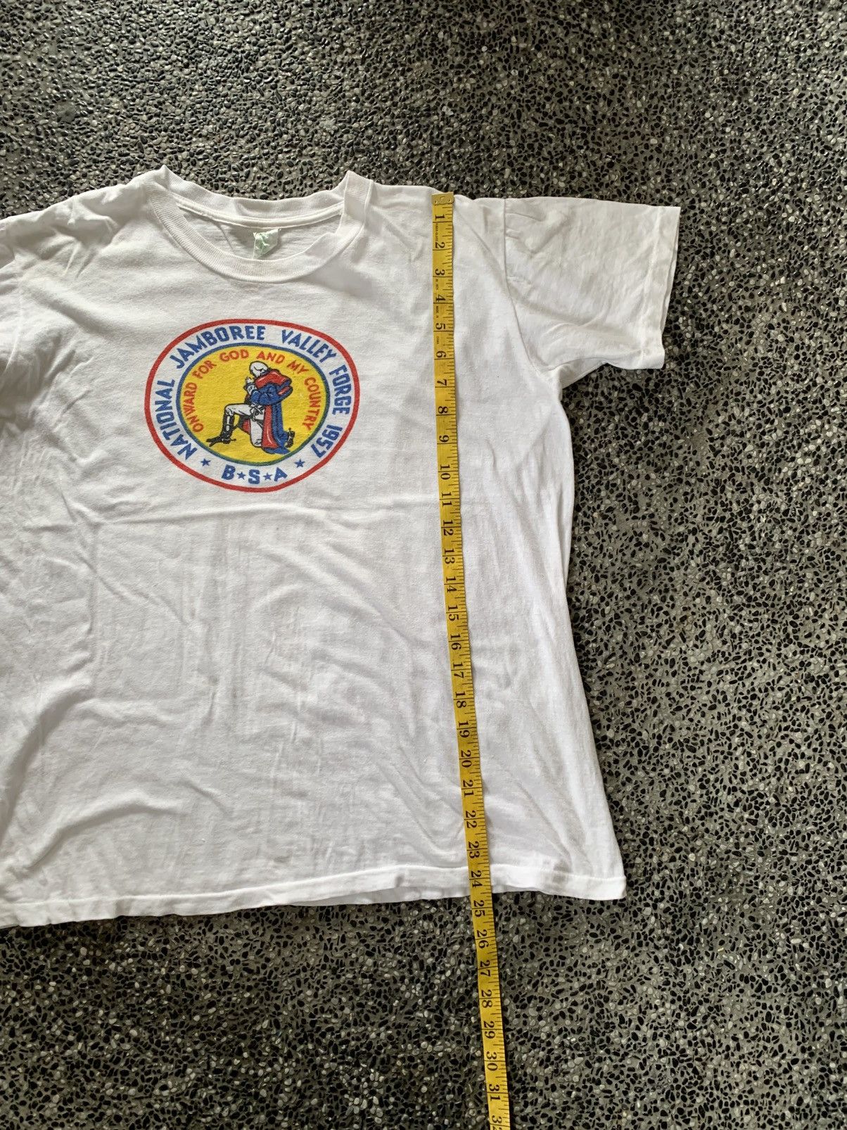 Vintage Vintage 50s BSA National Jamboree Valley Forge 1957 T shirt Size US M / EU 48-50 / 2 - 10 Thumbnail