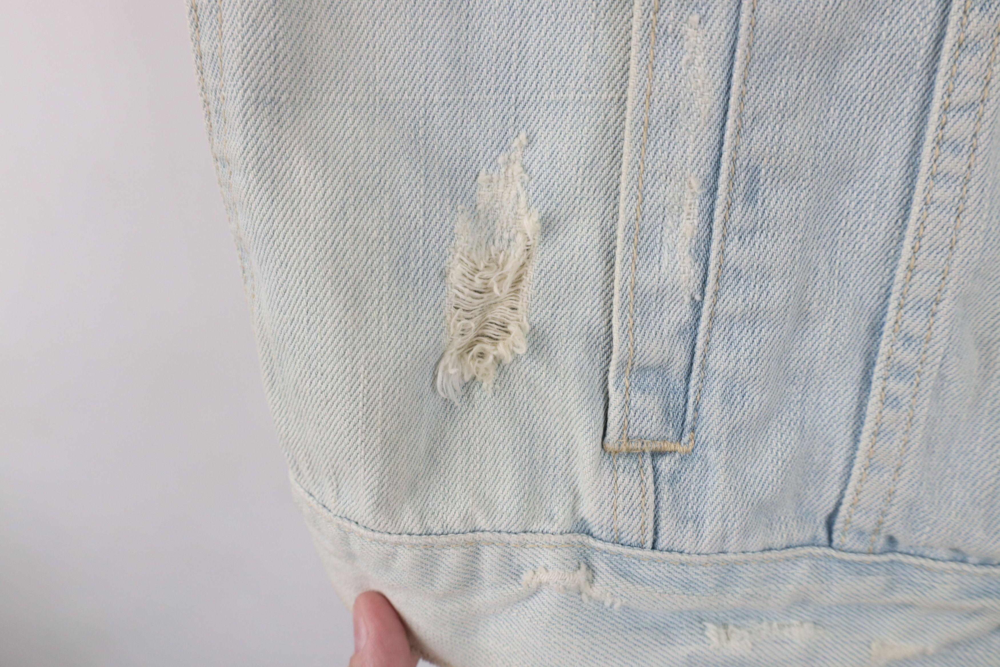 Abercrombie & Fitch Vintage Y2K Abercrombie & Fitch Denim Trucker Vest Jacket Size M / US 6-8 / IT 42-44 - 5 Thumbnail