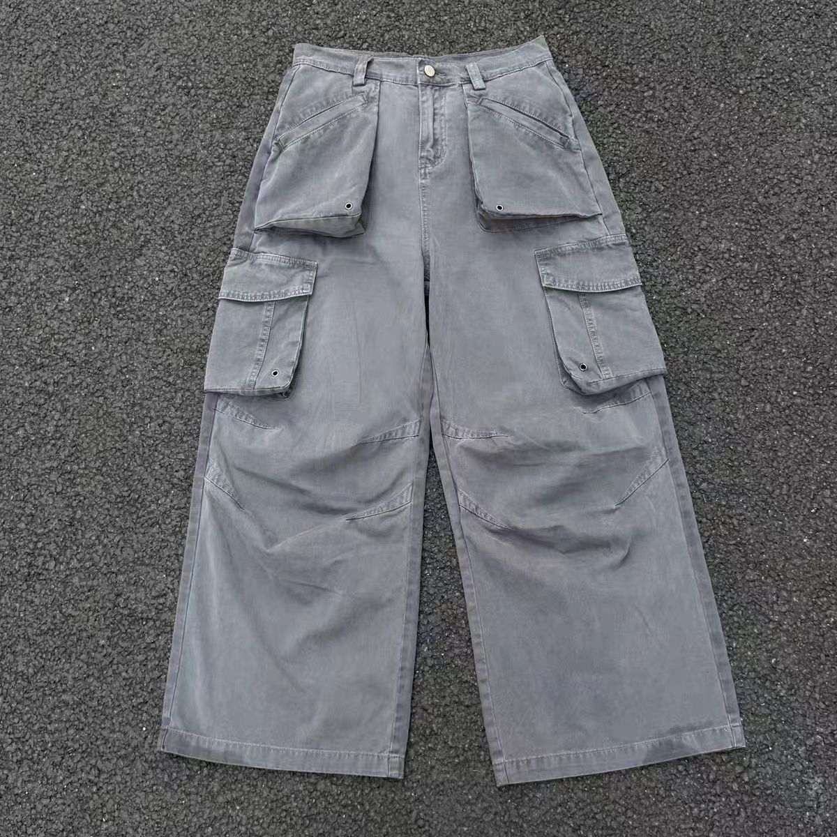 Other Relaxed-fit, distressed straight-leg casual work pants Size US 30 / EU 46 - 1 Thumbnail