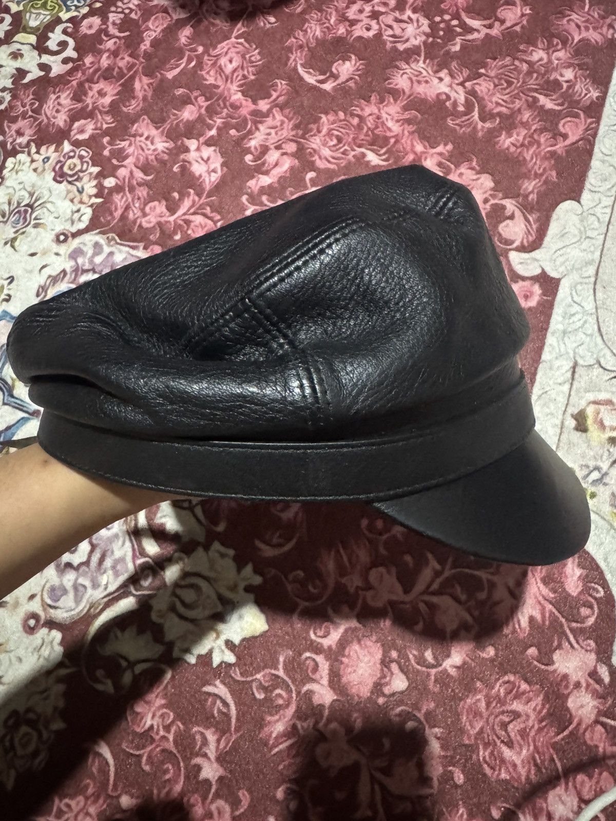 Gucci Gucci Pure leather Newboys Cap One Size Size ONE SIZE - 2 Thumbnail