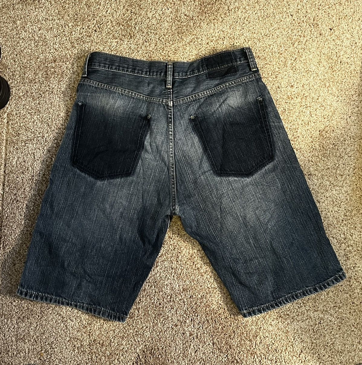 Levi's Y2K Pocketless Wash Levi's Baggy Jean Short Size US 32 / EU 48 - 1 Thumbnail
