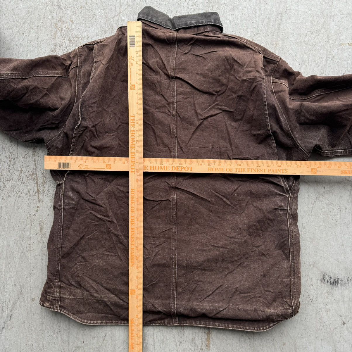 Carhartt × Vintage Carhartt Mocha Brown Distressed Faded Jacket Workwear Size US XL / EU 56 / 4 - 6 Thumbnail