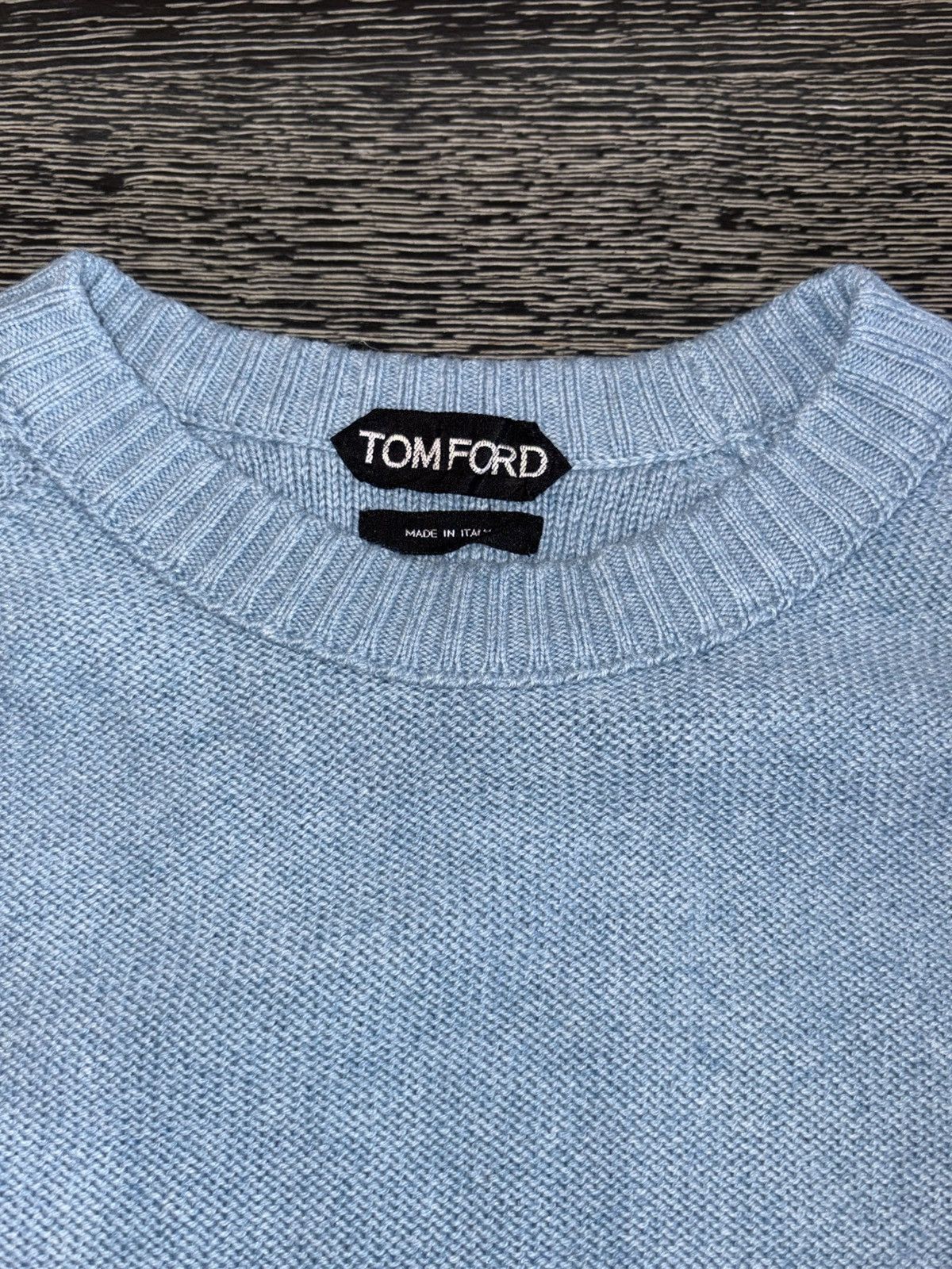 Tom Ford Tom Ford Light Blue Sweater Size US M / EU 48-50 / 2 - 2 Thumbnail