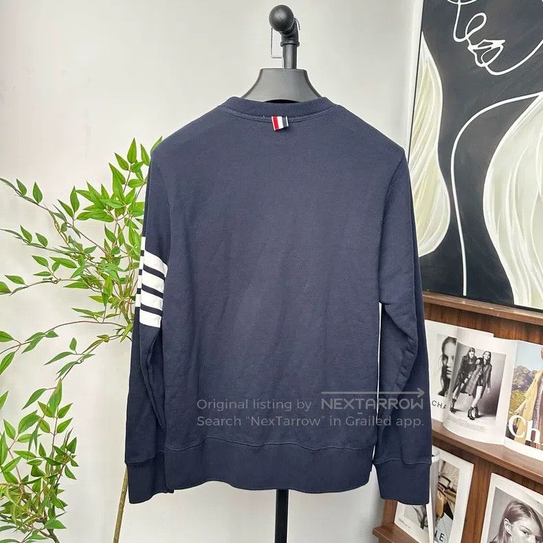 Thom Browne Thom Browne Round-neck hoodie Size US M / EU 48-50 / 2 - 2 Thumbnail