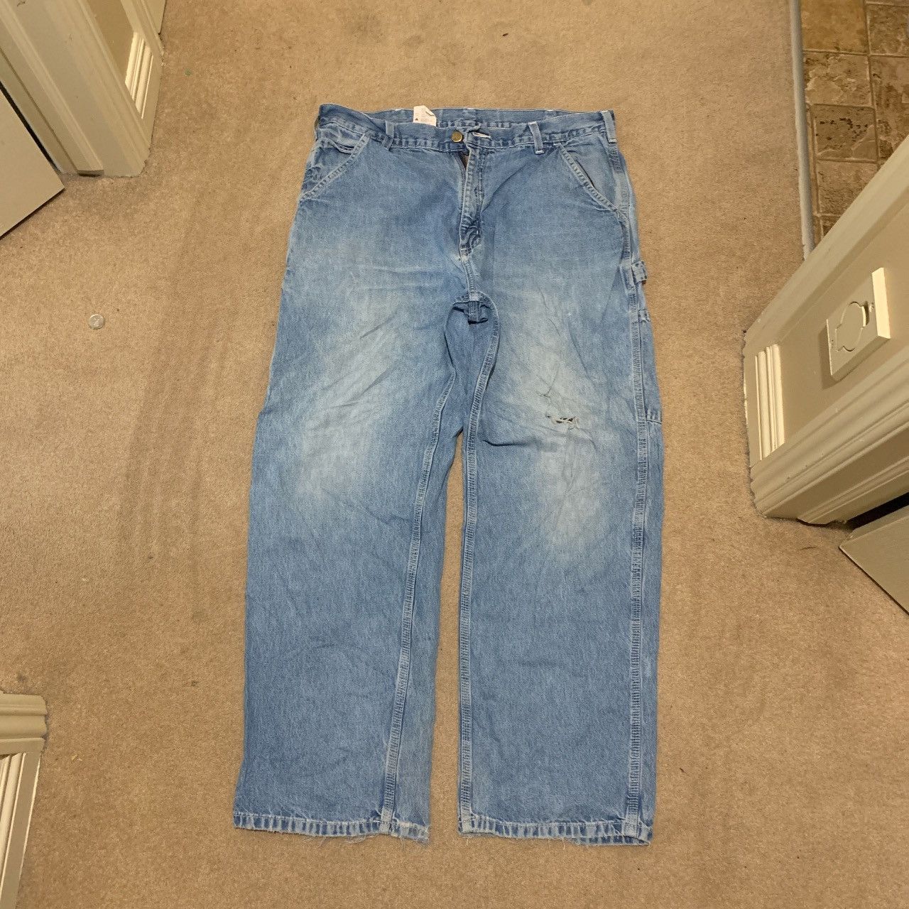 Carhartt Vintage carharrt baggy pants Size US 36 / EU 52 - 1 Thumbnail
