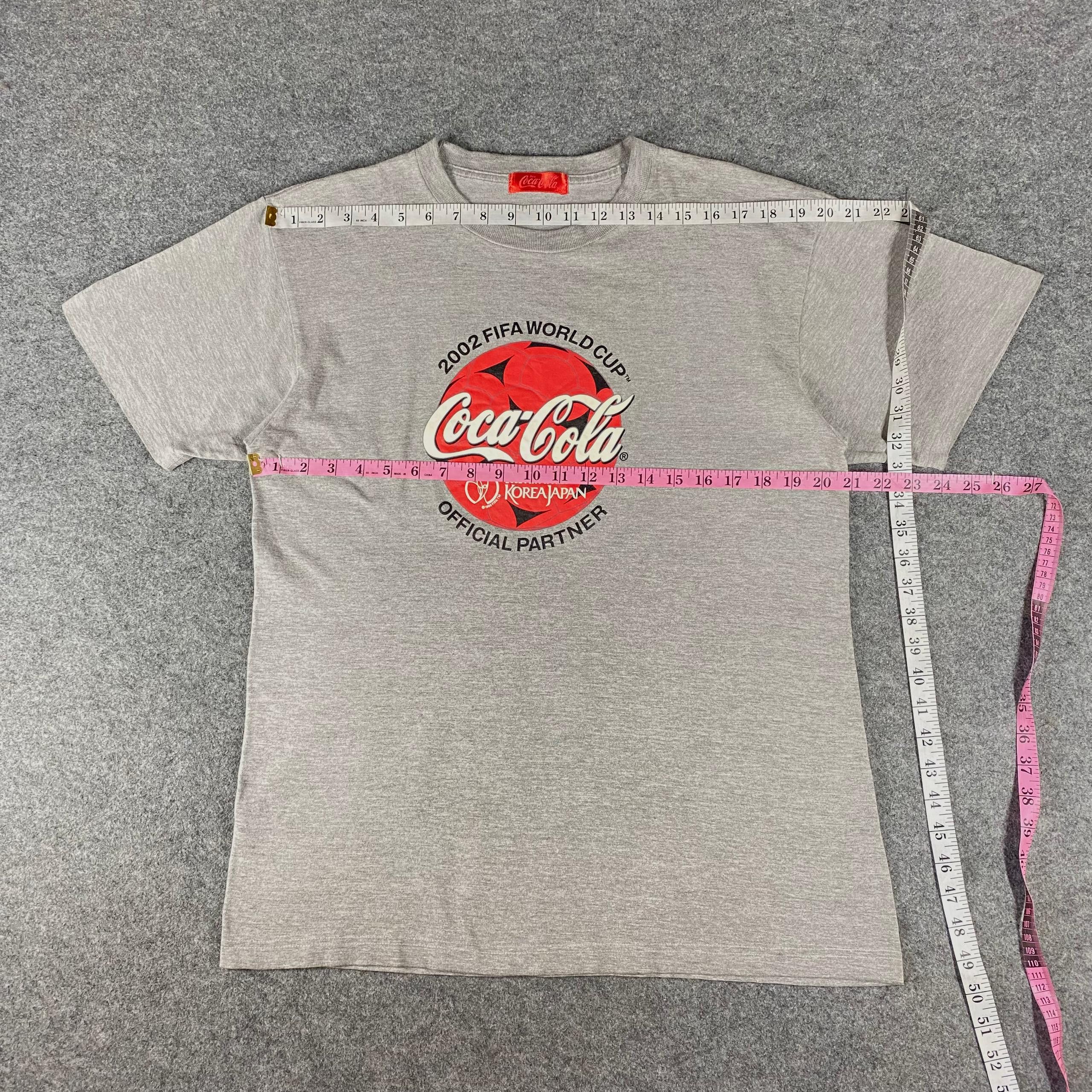 Coca Cola Vintage 2002 Coca Cola Fifa World Cup Korea Japan Tshirt Size US L / EU 52-54 / 3 - 3 Thumbnail