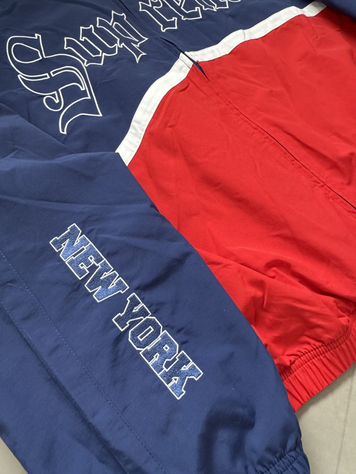 Supreme Supreme Old English tracj jacket Size US XL / EU 56 / 4 - 2 Thumbnail