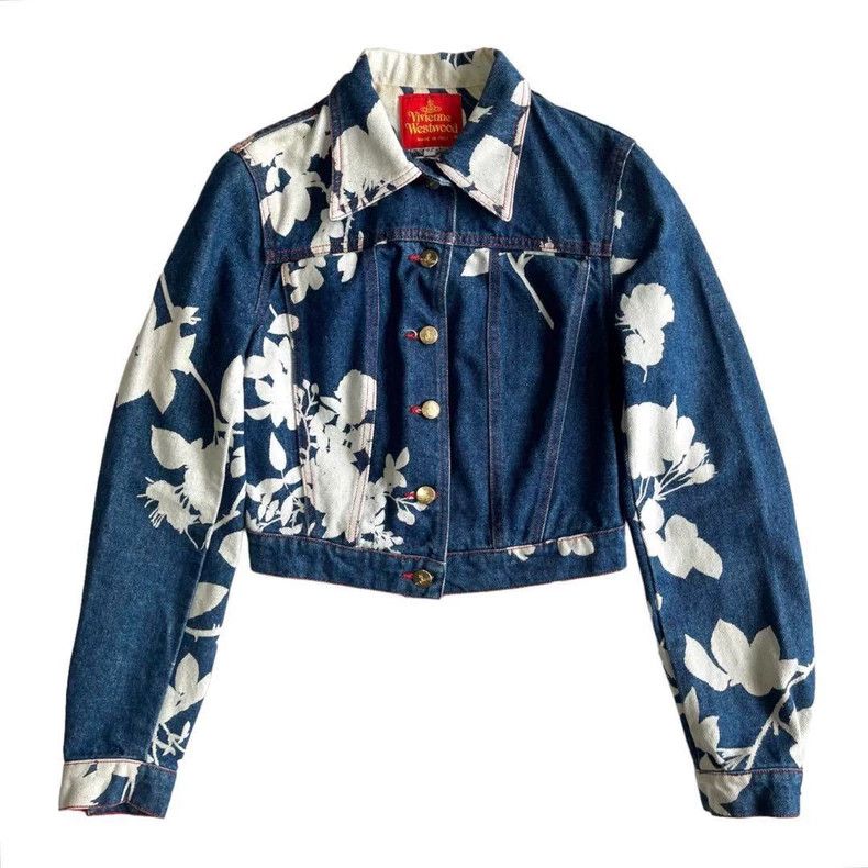 Other Vivienne Westwood Floral denim jacket Size S / US 4 / IT 40 - 1 Thumbnail