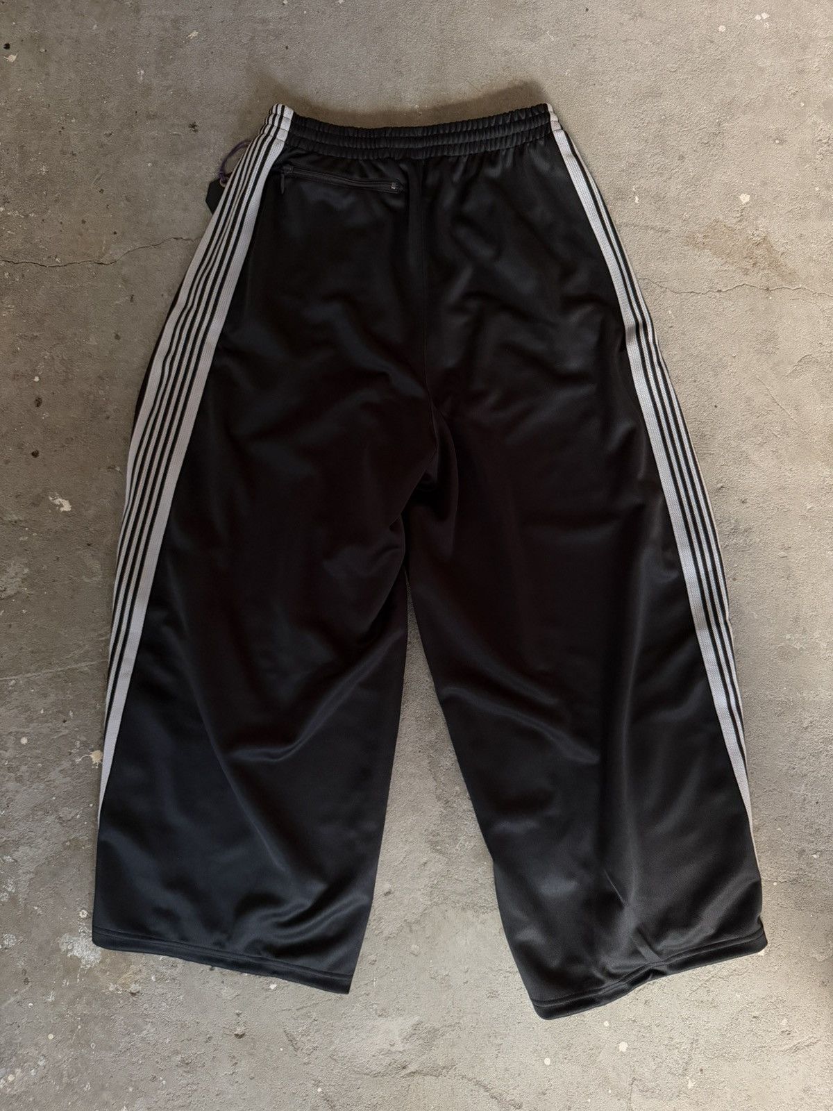 Needles Needles HD Track Pants Poly Smooth Black/White Size US 30 / EU 46 - 4 Thumbnail