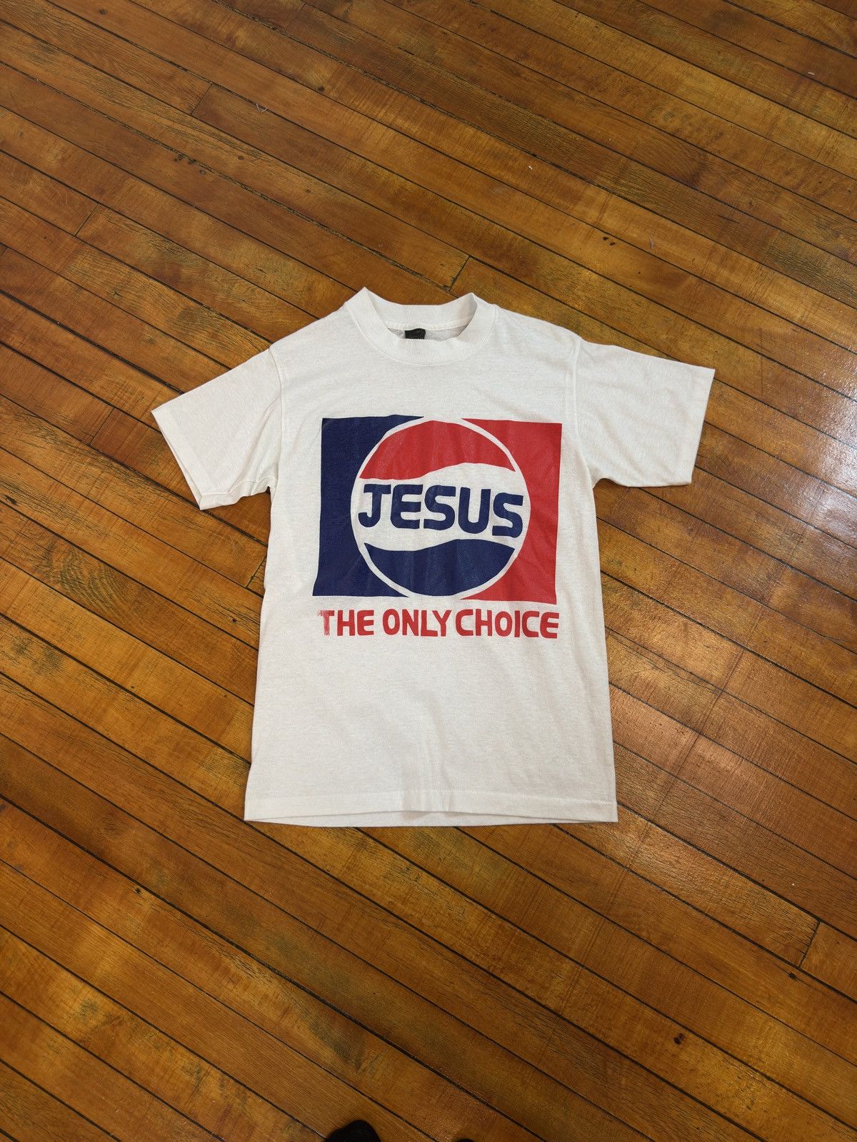 Vintage 90s Jesus Pepsi Tee Size US S / EU 44-46 / 1 - 2 Thumbnail