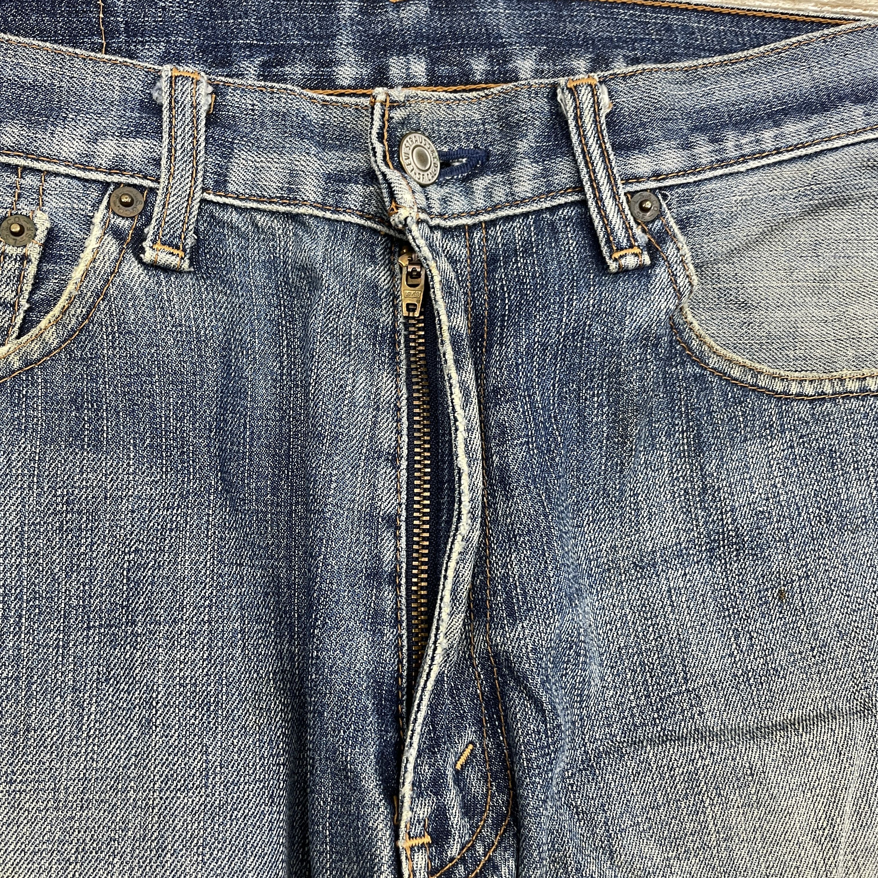 Levi's × Vintage Vintage Levi's 559 Faded Distressed Jeans - WC22 Size US 32 / EU 48 - 6 Thumbnail