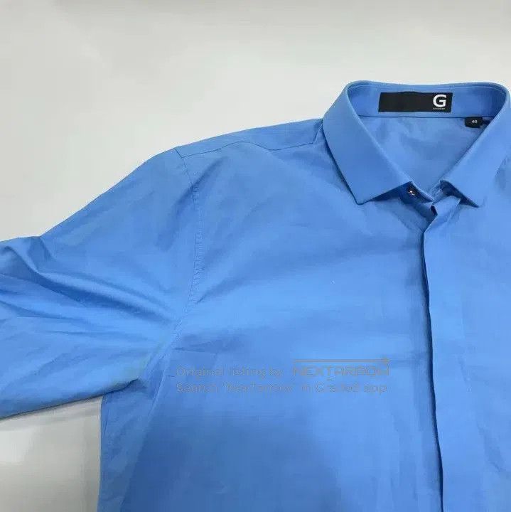 Givenchy Givenchy Men's Solid Single-Button Long-Sleeve Shirt. Size US M / EU 48-50 / 2 - 4 Thumbnail