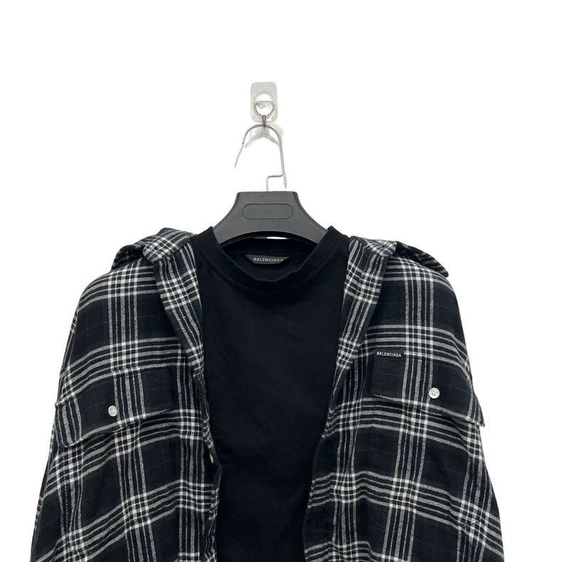 Balenciaga Balenciaga Fake two flannel plaid shirts Size US S / EU 44-46 / 1 - 3 Thumbnail
