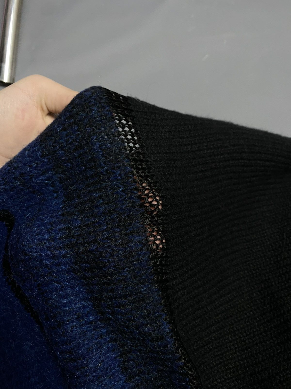 Sarah Pacini Sarah Pacini Alpaca Merino Sweater Colorblock Oversized Knit Size ONE SIZE - 18 Thumbnail