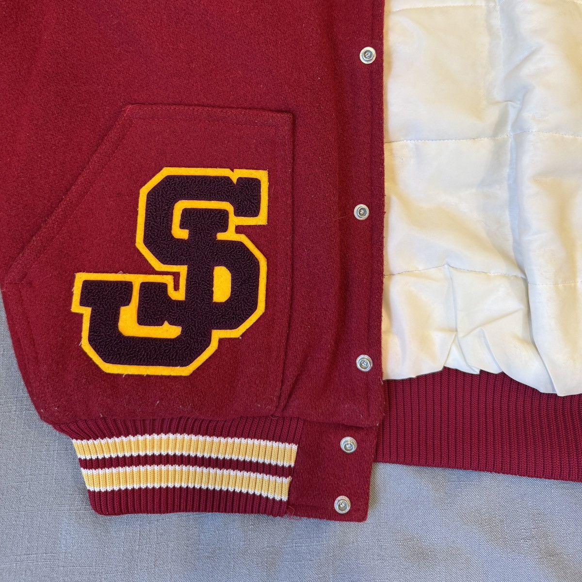 Other 1970’s ST. JOSEPH 3M LETTERMAN JACKET Size US M / EU 48-50 / 2 - 5 Thumbnail