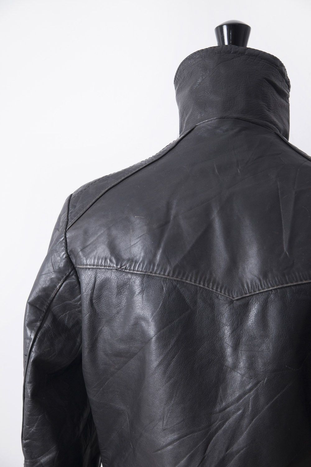 Vintage Vintage 1990's black leather perfecto jacket Size US S / EU 44-46 / 1 - 6 Thumbnail