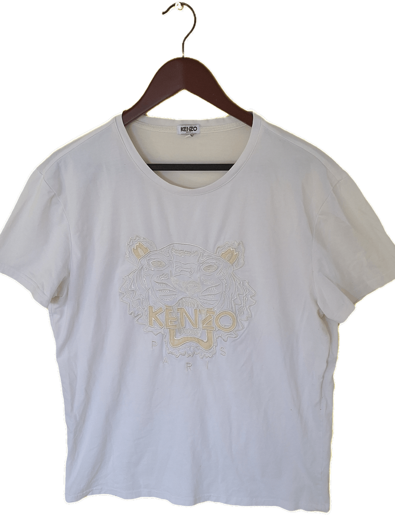Japanese Brand × Kenzo Kenzo Paris Embroidered Logo Tees t shirt Size US L / EU 52-54 / 3 - 1 Thumbnail