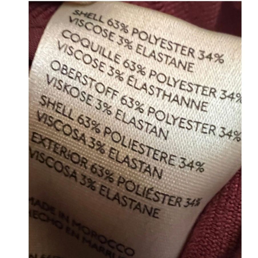 Free People New Calla Tailored Mid-Rise Trousers $108 Size 4 Garnet Size 27" / US 4 / IT 40 - 6 Thumbnail
