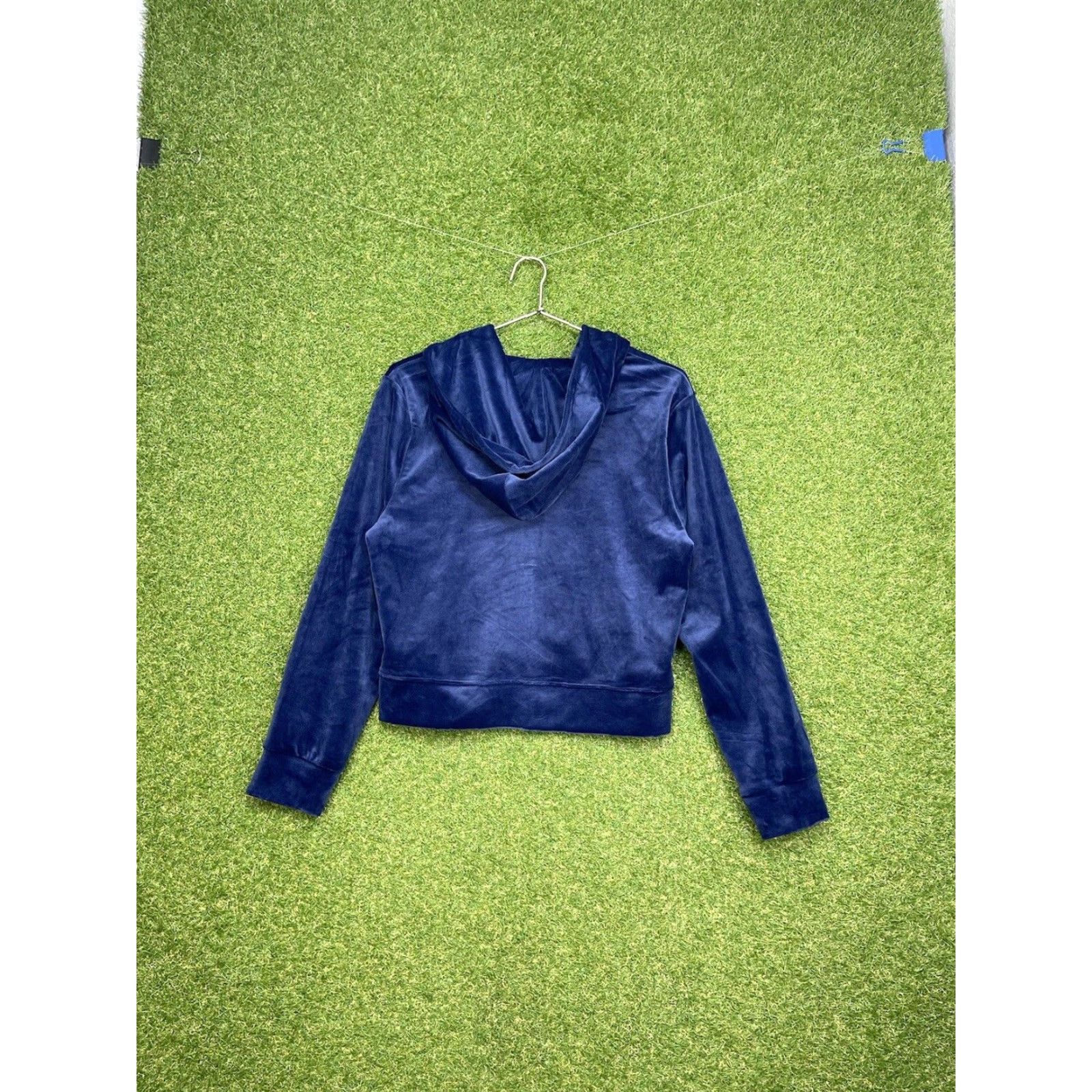 Juicy Couture Juicy Couture Tracksuit Womens XL Velour Hoodie Low Rise Pants 30x30 Blue 90s Designer Outdoor Casual Lounge Set Womens0.12 Size XL / US 12-14 / IT 48-50 - 7 Thumbnail