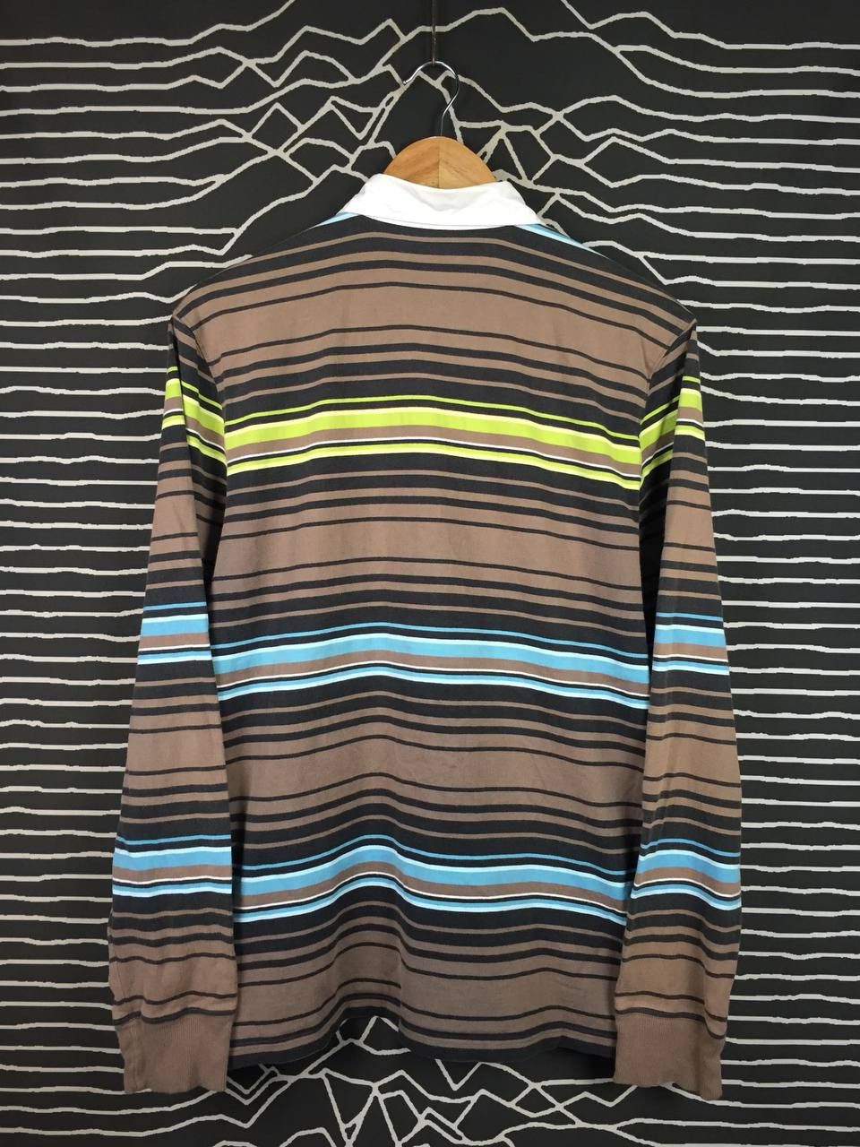 J.Lindeberg J.Lindeberg Stockholm Multi Stripe Preppy Polo Shirt Size US M / EU 48-50 / 2 - 8 Thumbnail