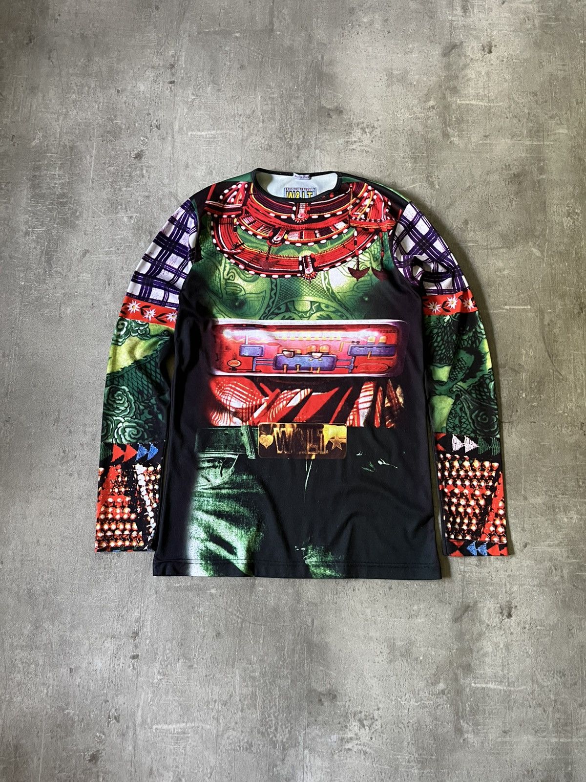 Walter Van Beirendonck W&LT 1996 long sleeve Alien rare