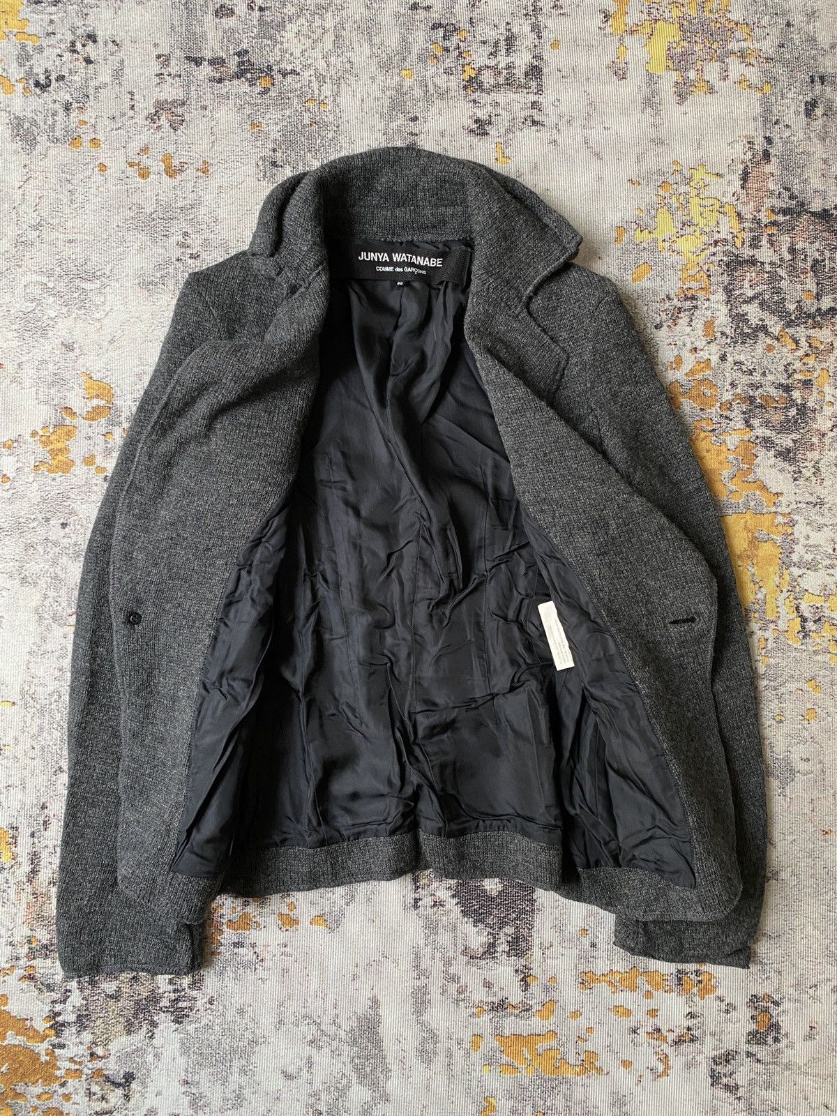Comme des Garcons AD2007 Junya Watanabe Comme Des Garcons Knit Design Coat Size S / US 4 / IT 40 - 9 Thumbnail