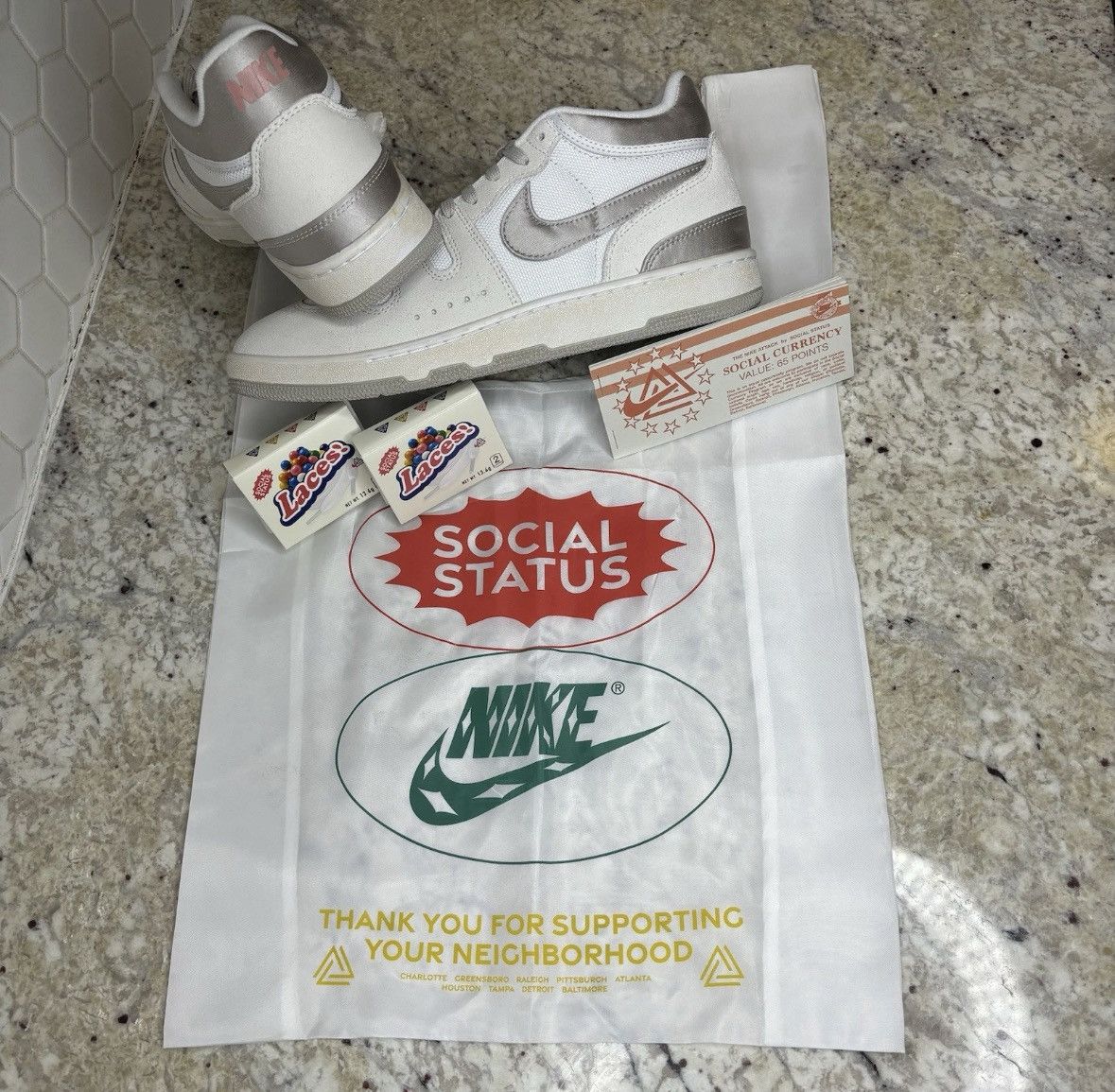 Nike × Social Status size 11-Nike x Social Status Silver Linings NEW Size US 11 / EU 44 - 15 Thumbnail