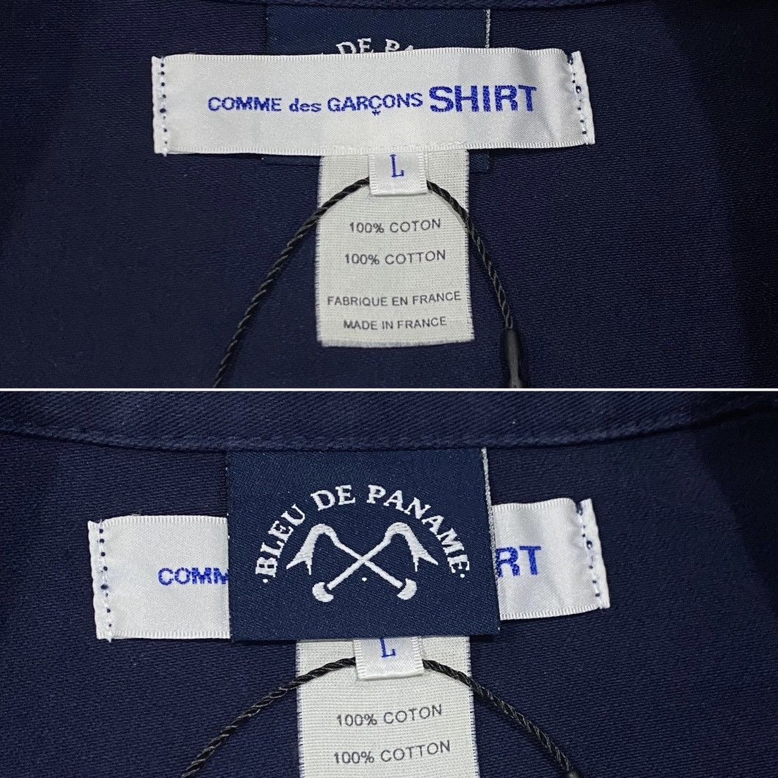 Bleu De Paname × Comme des Garcons Comme des Garçons Pea Coat Size US L / EU 52-54 / 3 - 5 Thumbnail