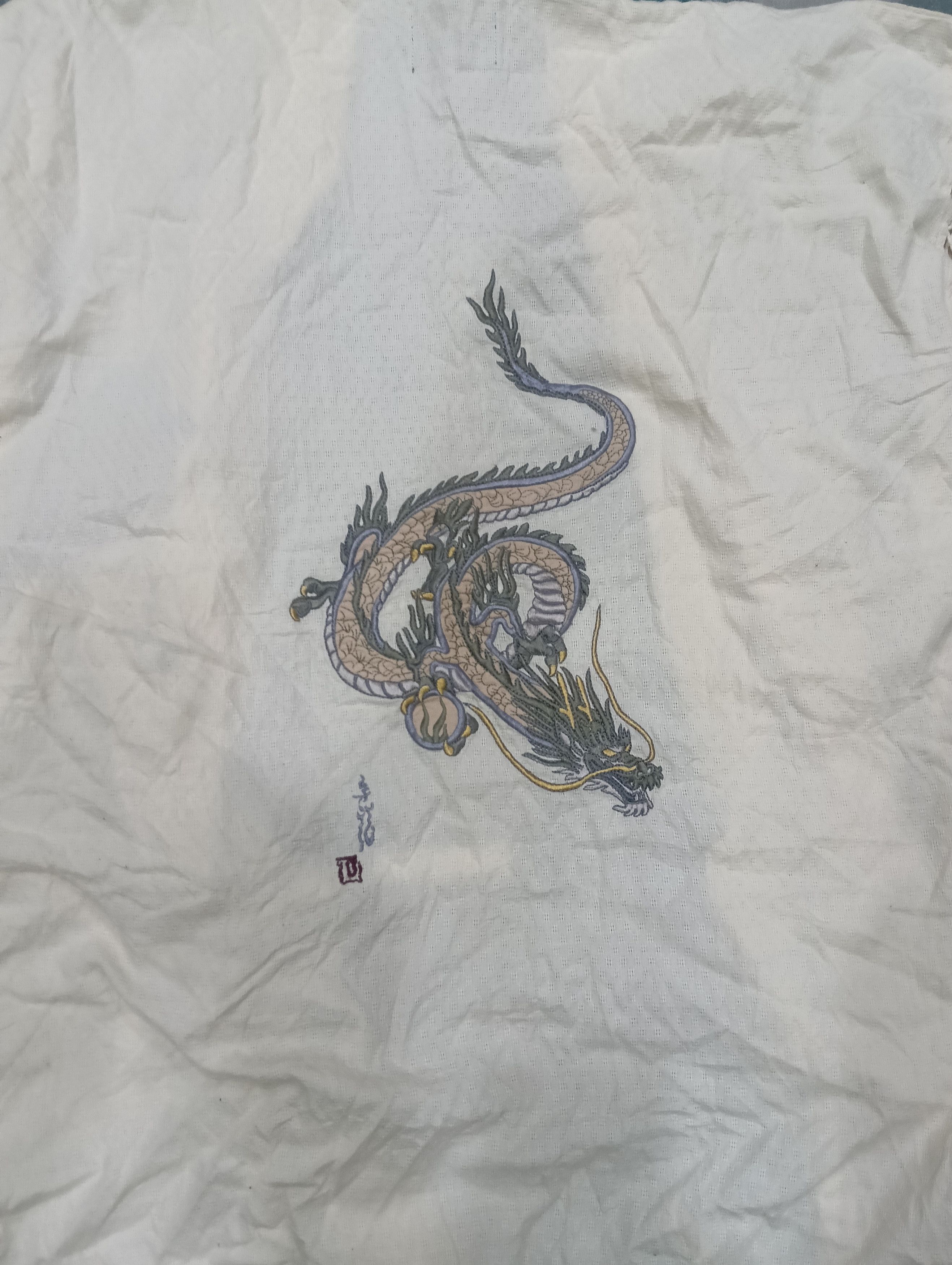 Other Rare Dragon Japanese Kimono 1 Pocket Size US L / EU 52-54 / 3 - 1 Thumbnail