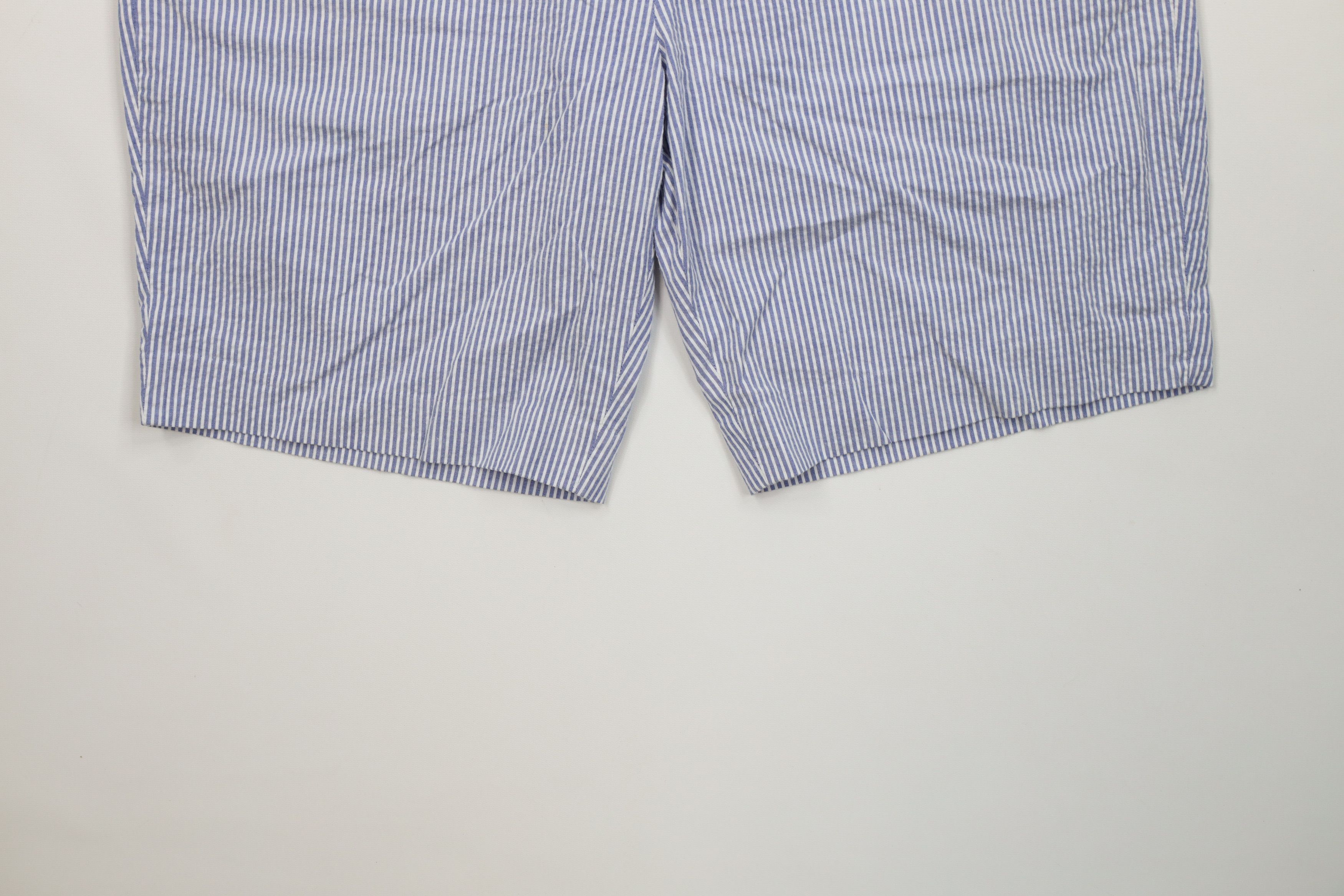 Ralph Lauren Vintage Ralph Lauren Striped Seer Sucker Chino Shorts Size US 35 - 4 Thumbnail