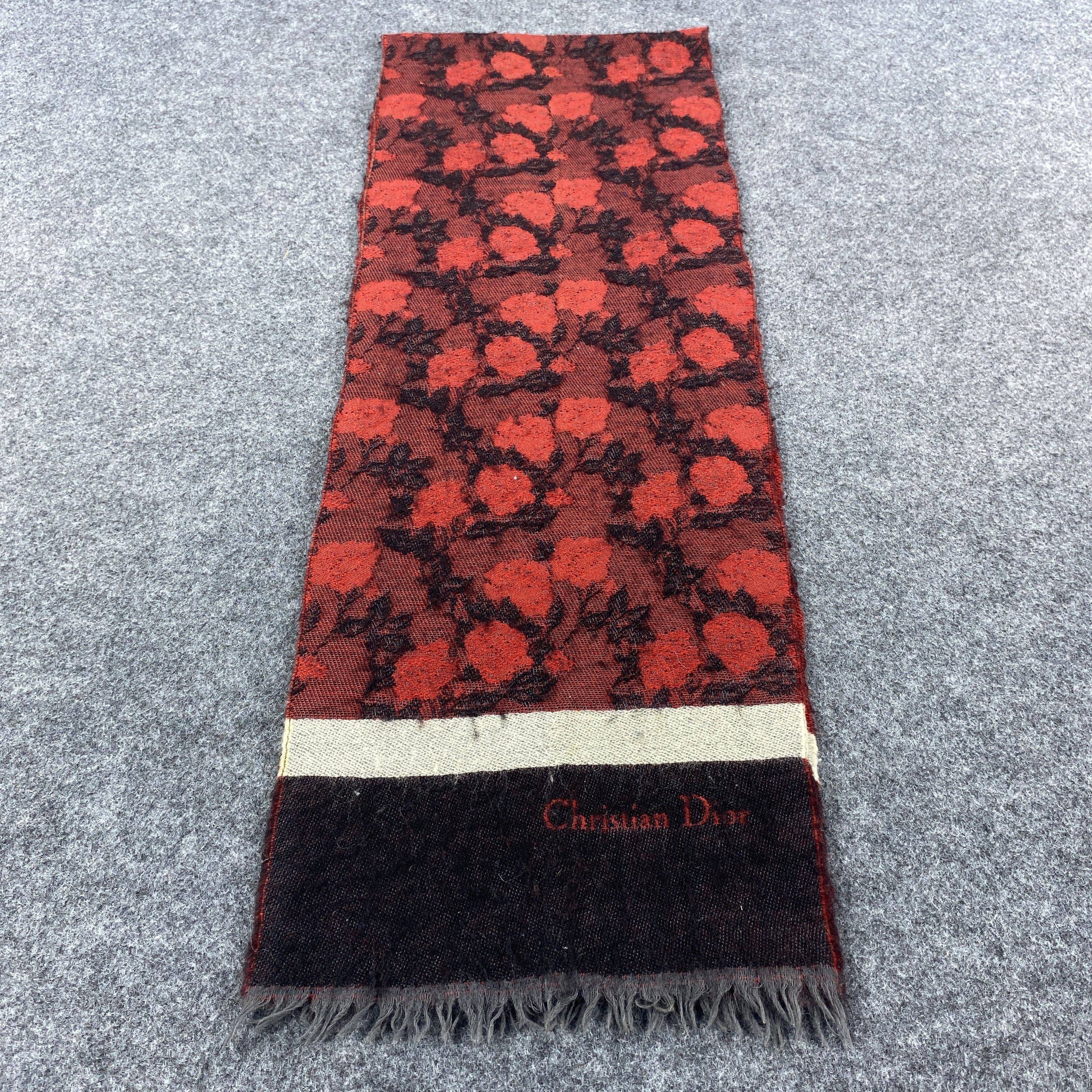 Christian Dior Monsieur × Vintage Christian Dior Scarf # Muffler # Neckwear # D473 Size ONE SIZE - 2 Thumbnail