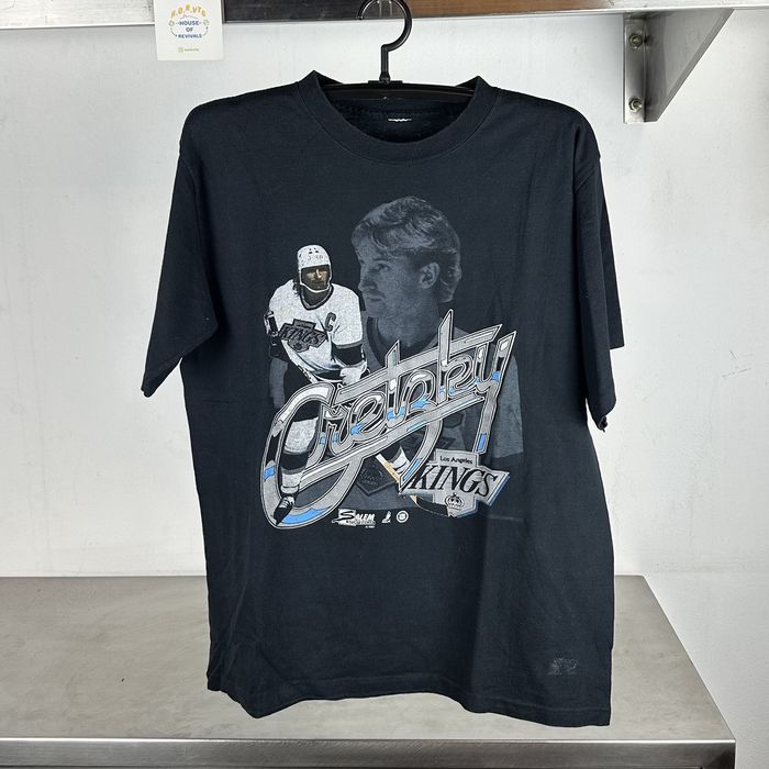Wayne Gretzky Vintage 1991 Single Stitch Salem Sportswear Shirt Men’s L La  Kings 