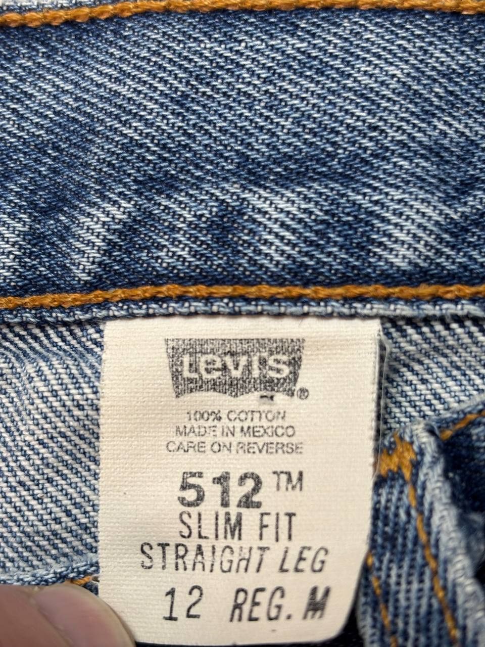 Levi's Vintage Clothing Vintage 90s Levi's 512 Slim Straight Jeans - Made in Mexico Size US 32 / EU 48 - 8 Thumbnail