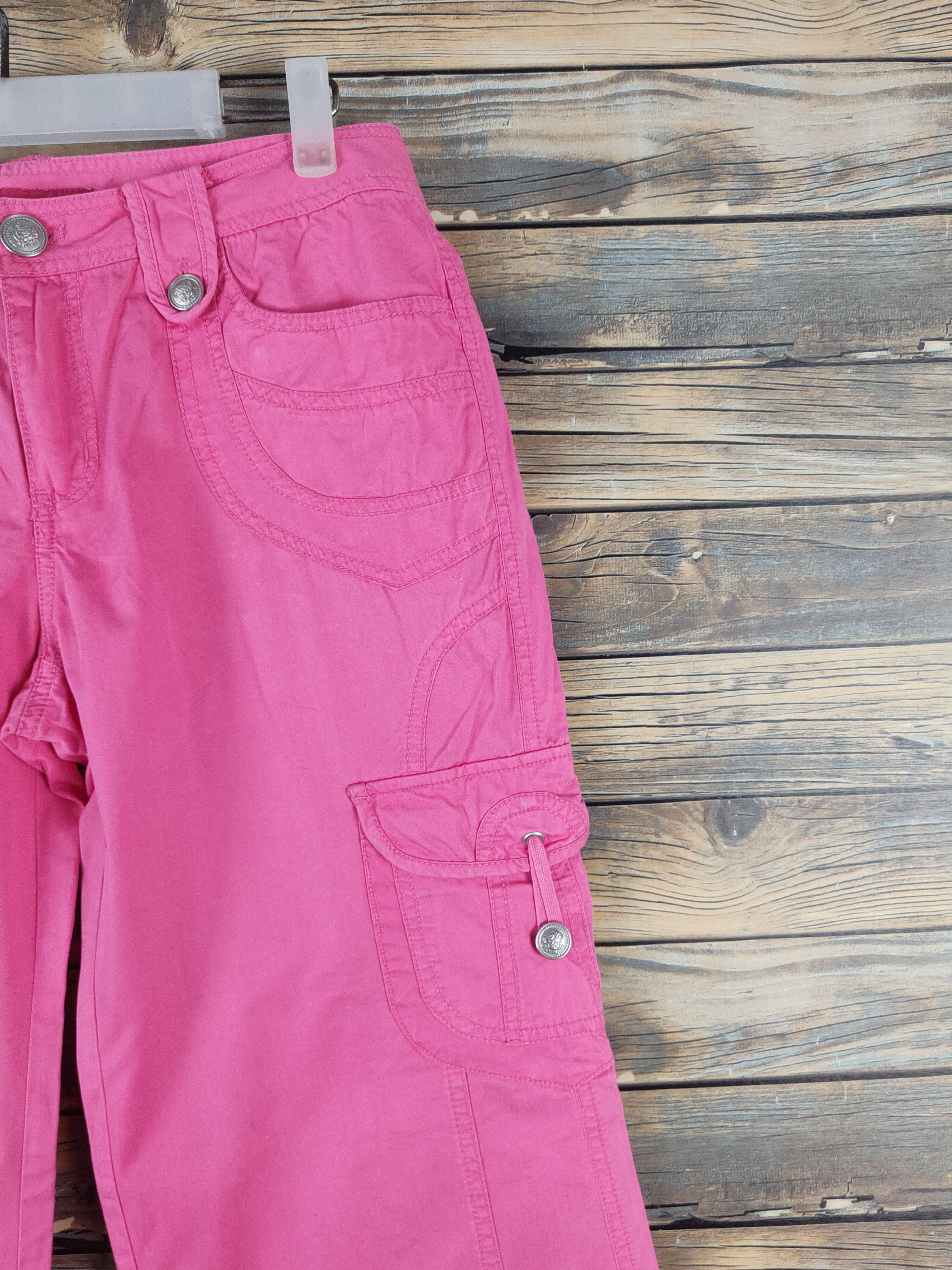 Japanese Brand DL Clride Pink Multipocket Tactical Cargo Pants #1364 Size 30" / US 8 / IT 44 - 5 Thumbnail