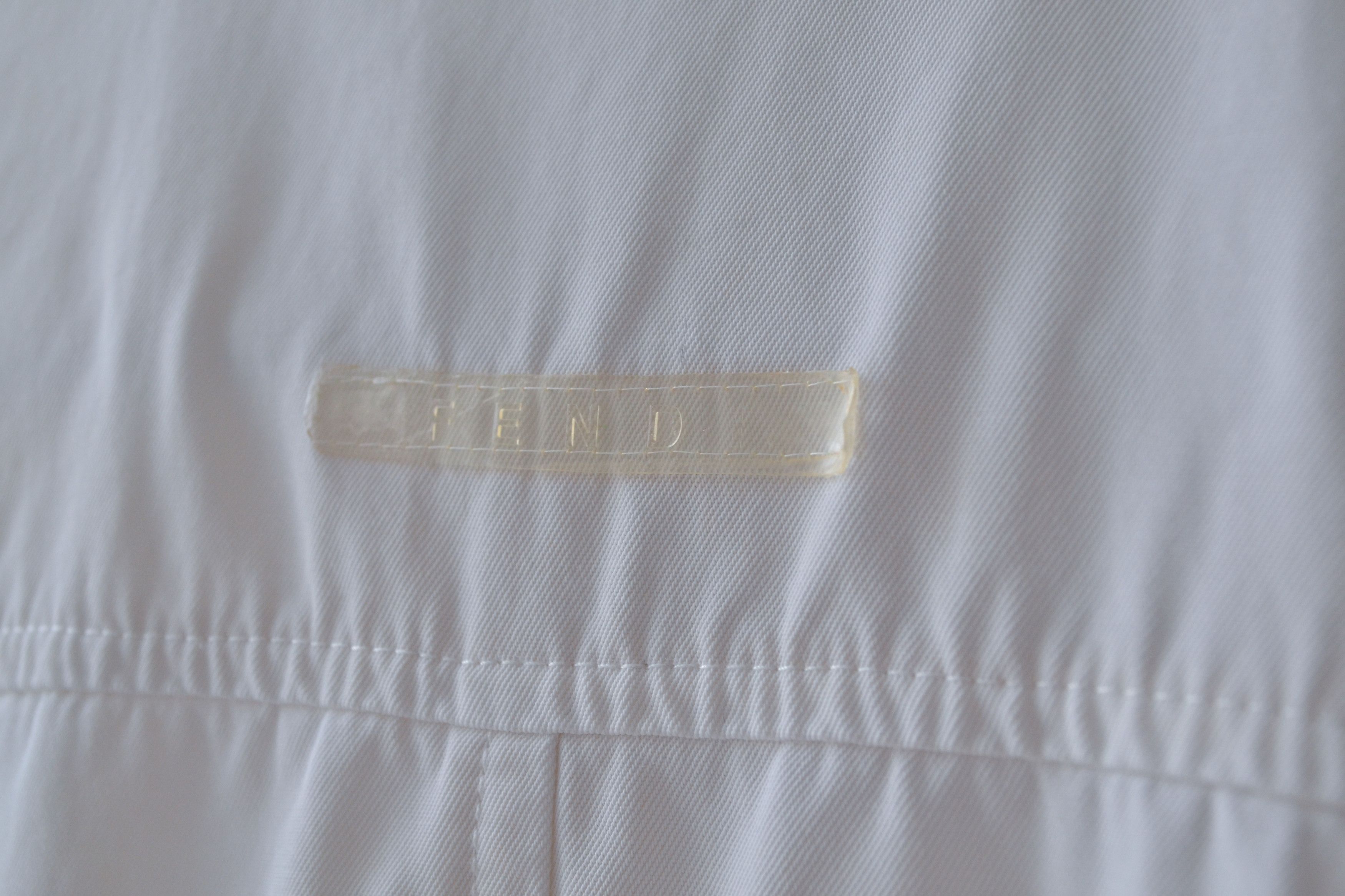 Fendi FENDI Jacket Overshirt White Coach Shirt Cargo Pockets Size US S / EU 44-46 / 1 - 7 Thumbnail