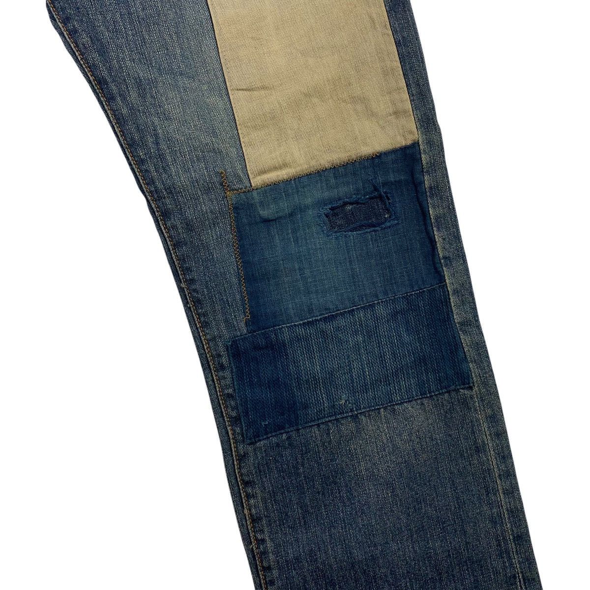 If Six Was Nine × Japanese Brand JAPANESEBRAND patchwork blue jeans Size US 30 / EU 46 - 10 Thumbnail