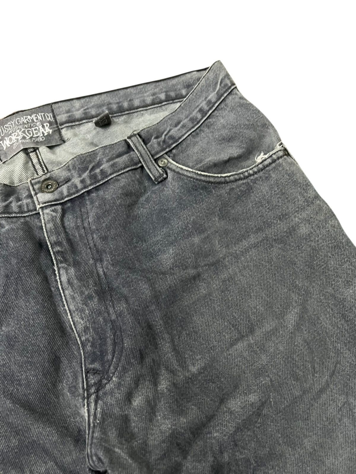 Stussy Vintage Stussy Garment Workgear Denim Jean#USA Size US 36 / EU 52 - 9 Thumbnail