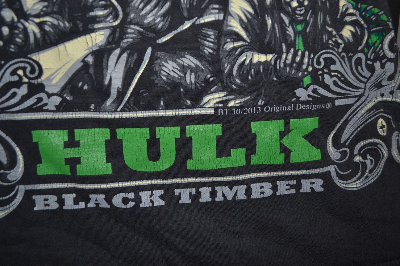 Marvel Comics × Vintage VINTAGE HULK BLACKTIMBER THAILAND TEE VERY RARE Size US L / EU 52-54 / 3 - 10 Thumbnail