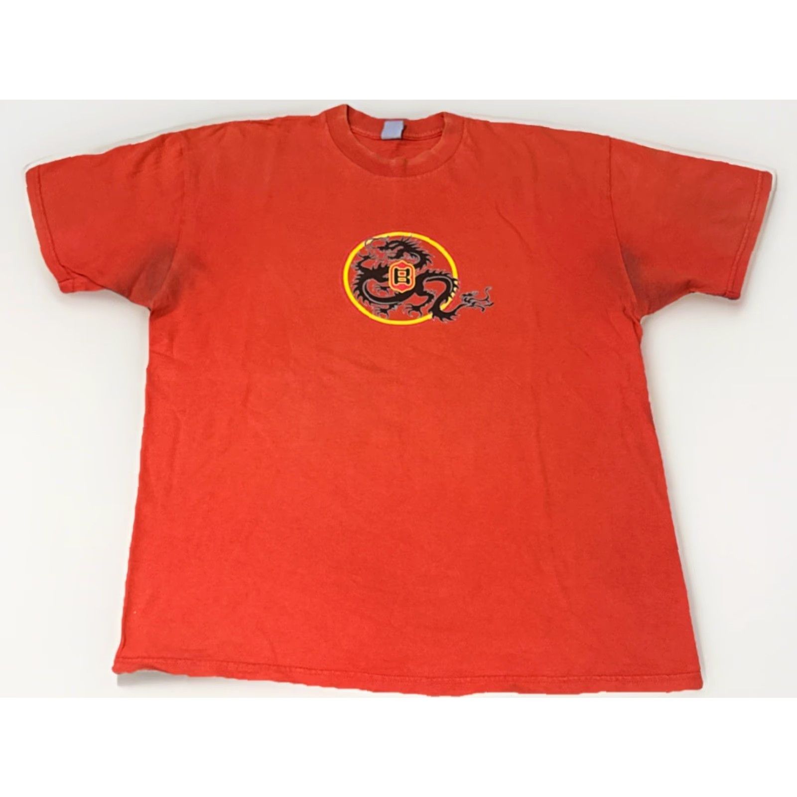 Billabong VINTAGE Billabong Dragon Graphic Cyber Skate Surf Orange T-Shirt Large Mens 2000s Size US L / EU 52-54 / 3 - 2 Thumbnail